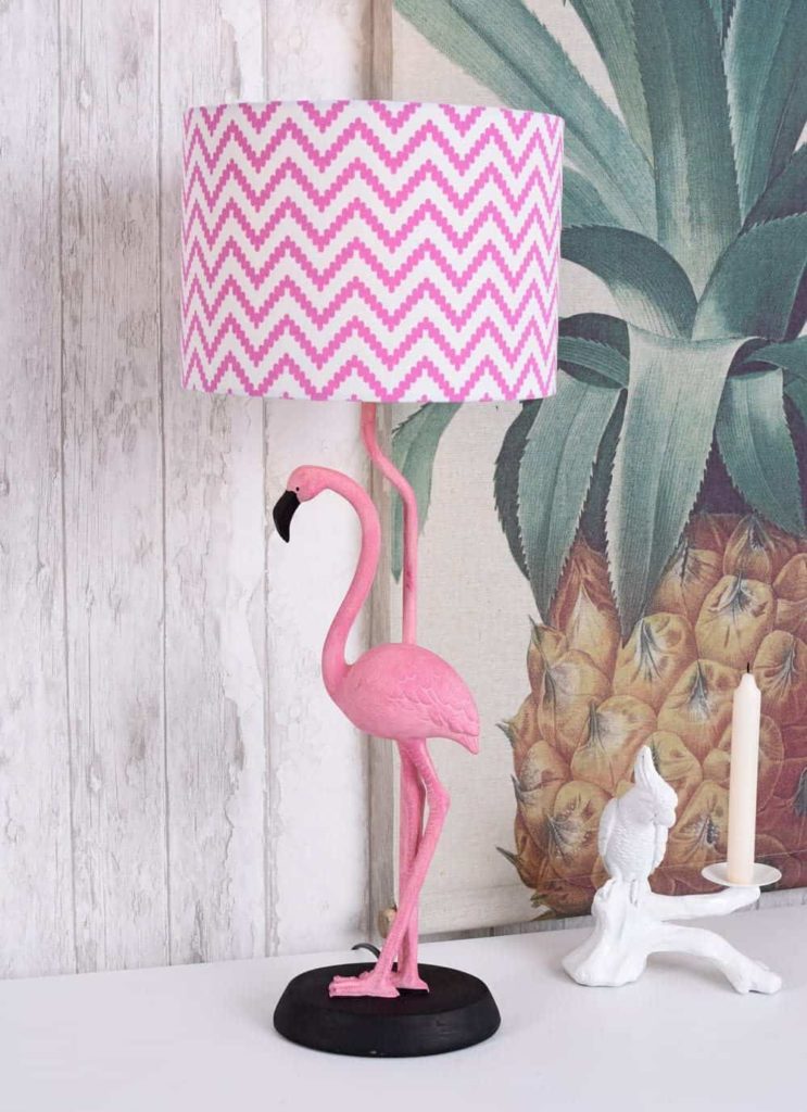 Tierische flamingo lampe