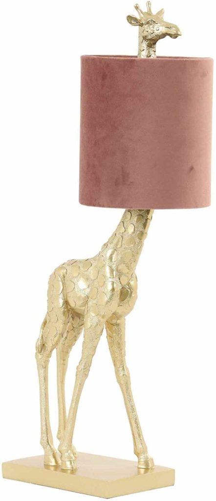 Tierische lampe giraffe gold