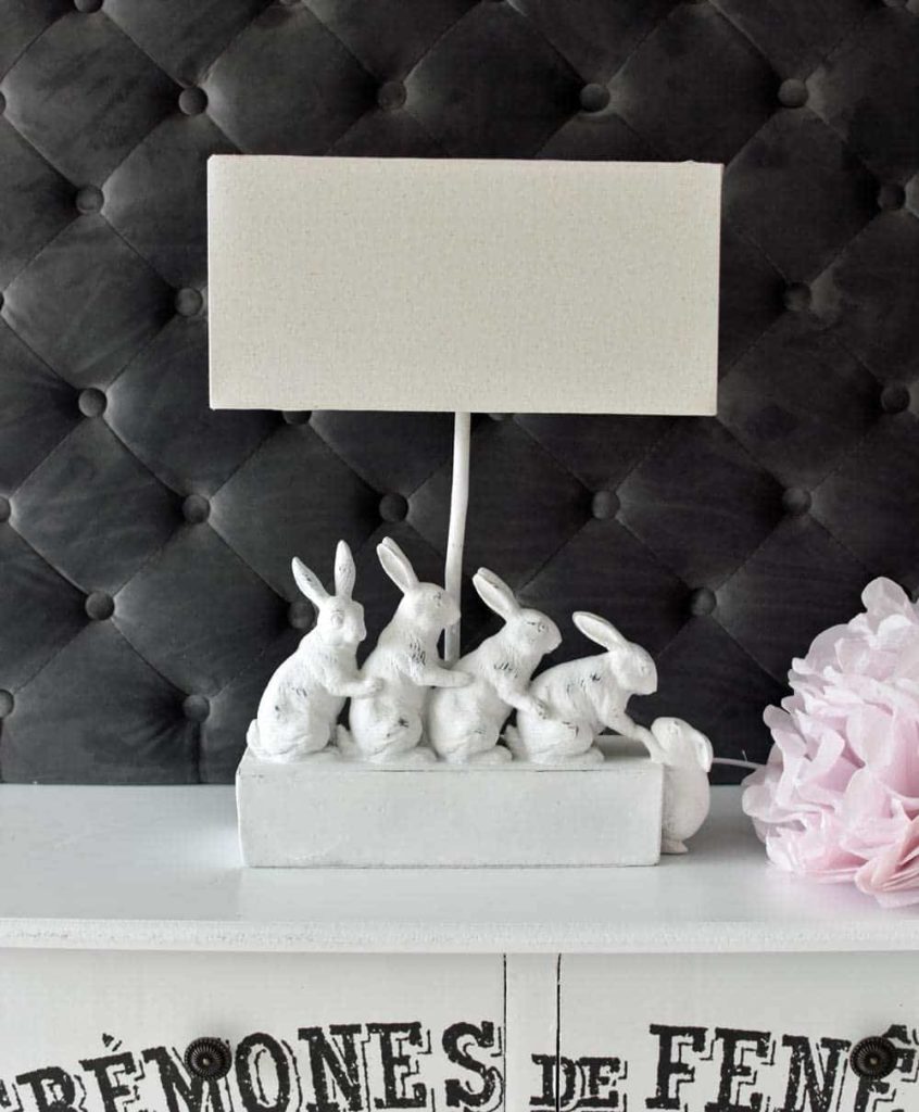 Tierische hasen lampe