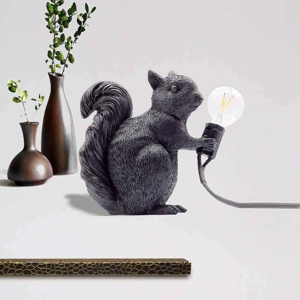 Tierische eichhörnchen lampe