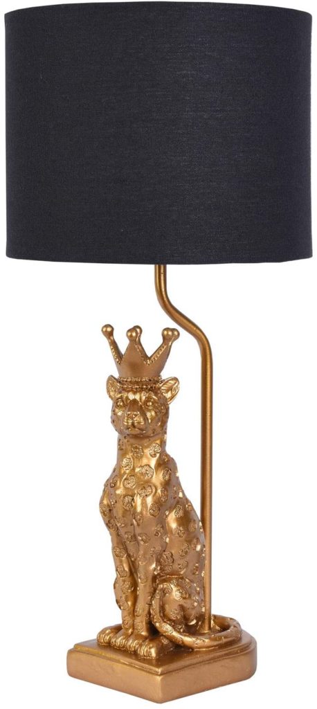 Tierische Tischlampe leopard lampe