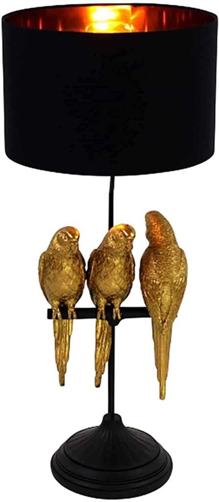 Tierische Tischlampe papagei lampe