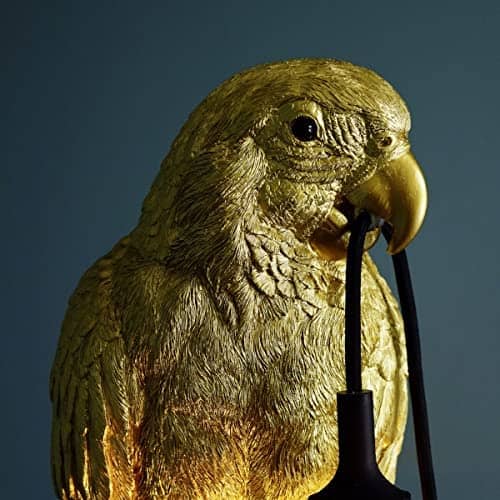 Tierische Tischlampe papagei lampe