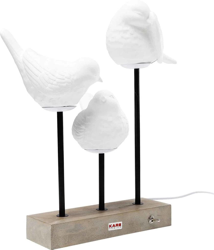 Tierische Tischlampe vogellampe