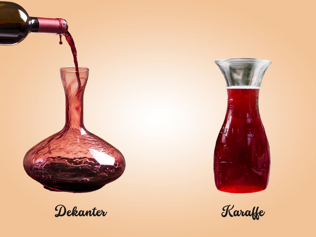 Unterschied Dekanter Karaffe